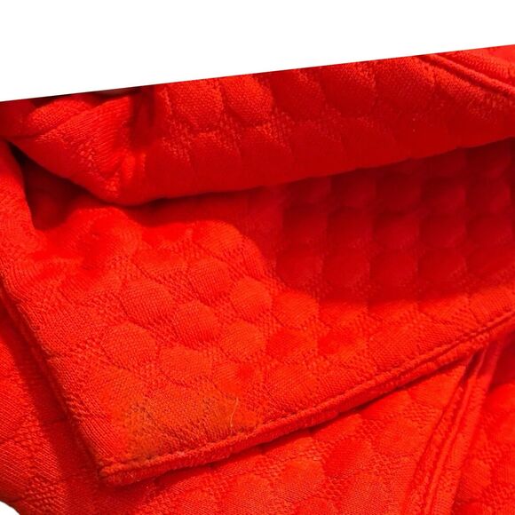 NWT Textured/Quilted Bubble Bow Sweatshirt Mini Dress Size Medium Long Sleeves - Picture 9 of 10